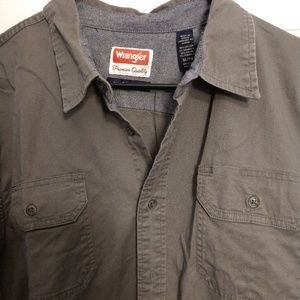 Wrangler Button Up Gray XL
